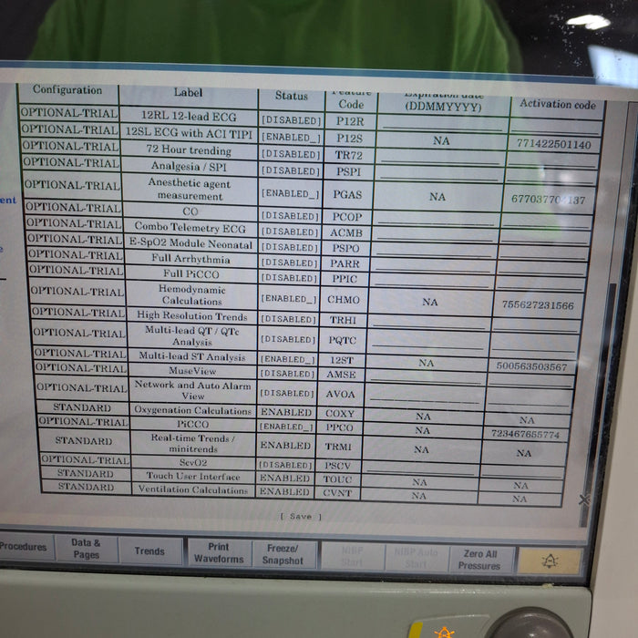 GE Healthcare Carescape B650 Anesthesia Care Patient Monitor