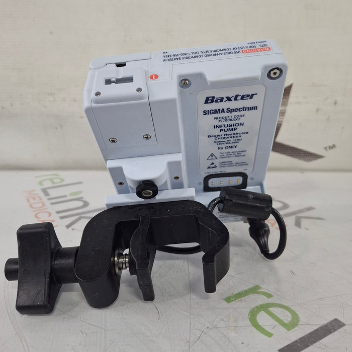 Baxter Baxter Sigma Spectrum 8.00.03 w/o Battery Infusion Pump Infusion Pumps reLink Medical