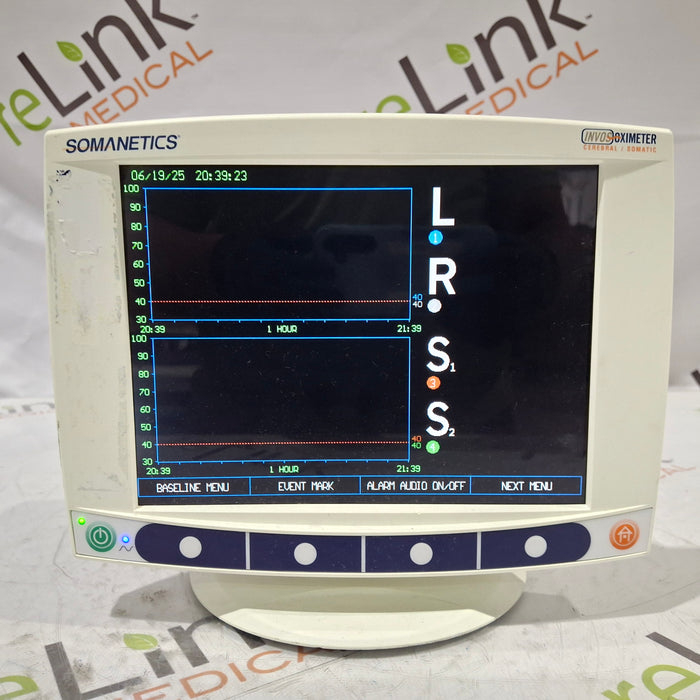 Somanetics Somanetics Invos 5100C Cerebral Oximeter Monitor Patient Monitors reLink Medical