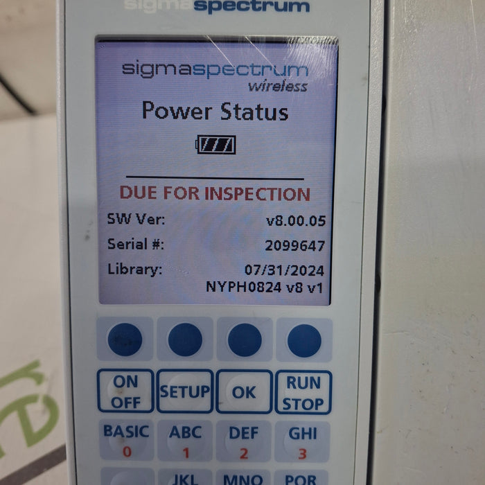Baxter Baxter Sigma Spectrum 8.00.05 w/o Battery Infusion Pump Infusion Pump reLink Medical