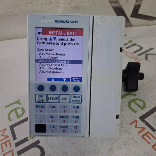 Baxter Baxter Sigma Spectrum 8.00.05 w/o Battery Infusion Pump Infusion Pump reLink Medical