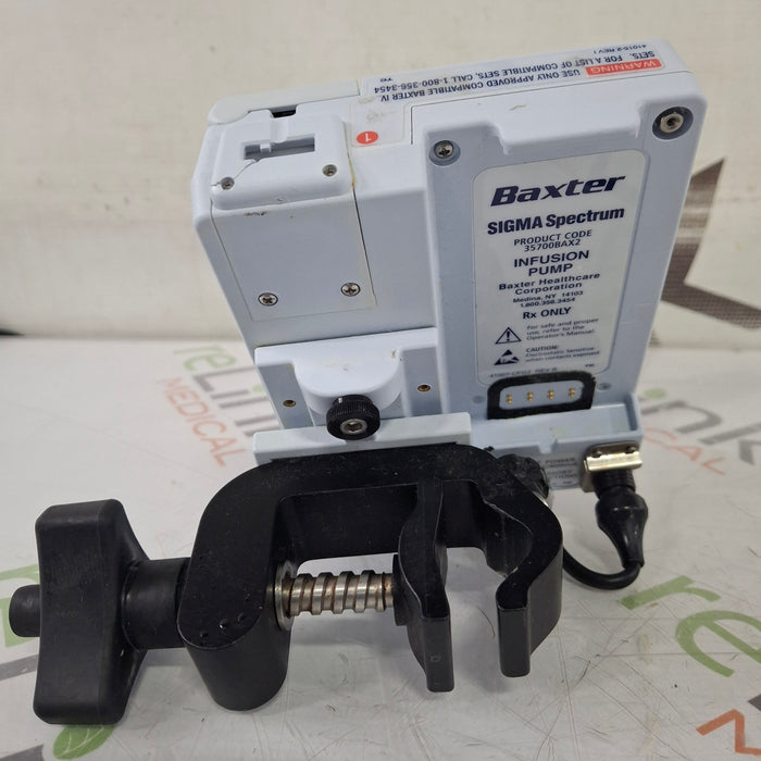 Baxter Baxter Sigma Spectrum 8.00.05 w/o Battery Infusion Pump Infusion Pump reLink Medical
