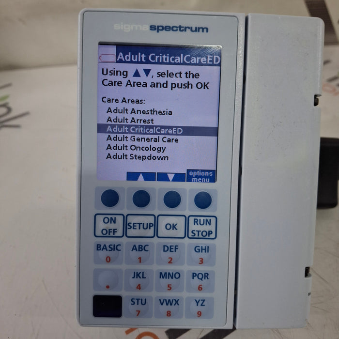 Baxter Sigma Spectrum 8.01.00 w/o Battery Infusion Pump