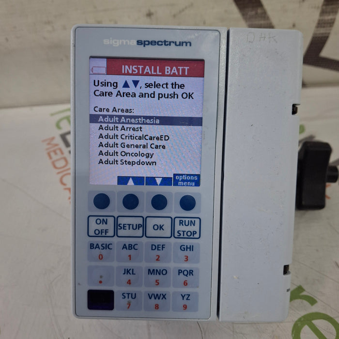 Baxter Baxter Sigma Spectrum 8.00.03 w/o Battery Infusion Pump Infusion Pump reLink Medical