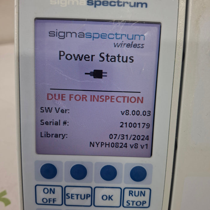 Baxter Baxter Sigma Spectrum 8.00.03 w/o Battery Infusion Pump Infusion Pump reLink Medical