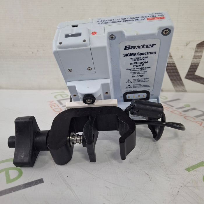 Baxter Sigma Spectrum w/Non Wireless or No Battery Infusion Pump