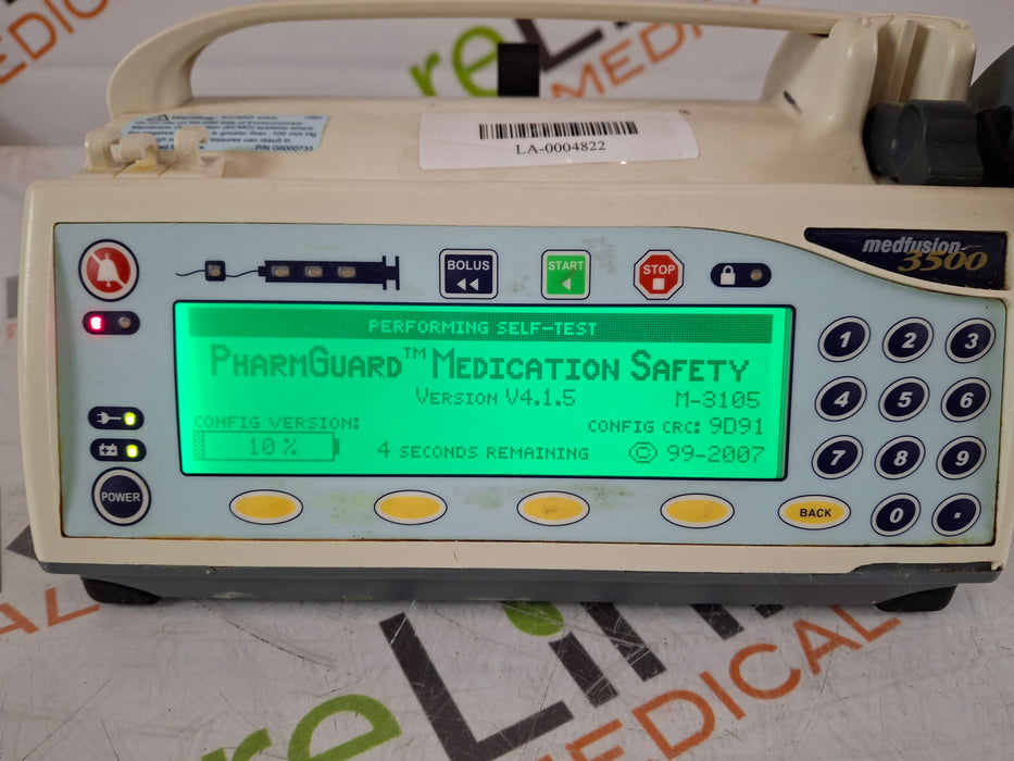 Smiths Medical Smiths Medical Medfusion 3500 Version 4 Syringe Infusion Pump Infusion Pump reLink Medical