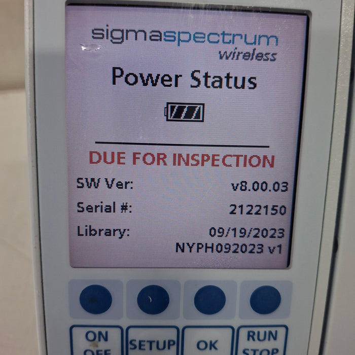 Baxter Baxter Sigma Spectrum 8.00.03 w/o Battery Infusion Pump Infusion Pump reLink Medical