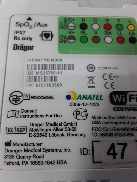 Draeger Medical Draeger Medical Infinity M300 Patient Monitor Patient Monitors reLink Medical
