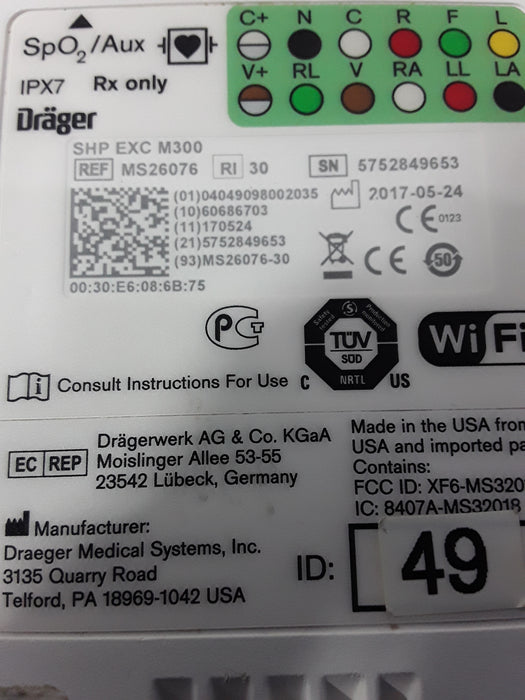 Draeger Medical Draeger Medical Infinity M300 Patient Monitor Patient Monitors reLink Medical