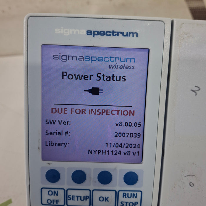 Baxter Baxter Sigma Spectrum 8.00.05 w/o Battery Infusion Pump Infusion Pump reLink Medical