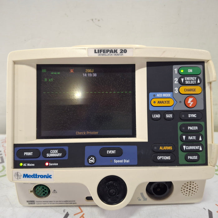 Physio-Control LifePak 20 Defibrillator