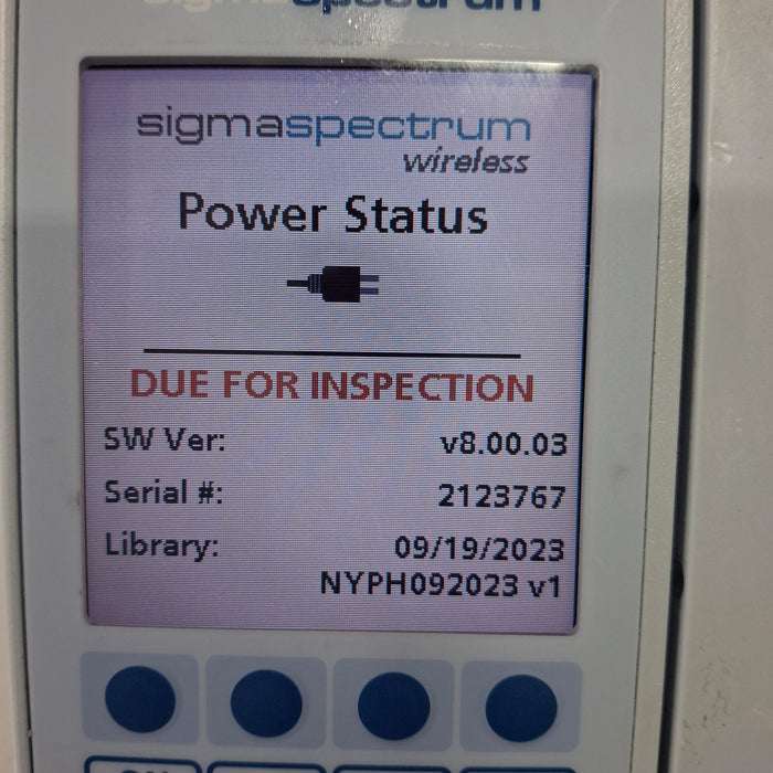 Baxter Baxter Sigma Spectrum 8.00.03 w/o Battery Infusion Pump Infusion Pump reLink Medical