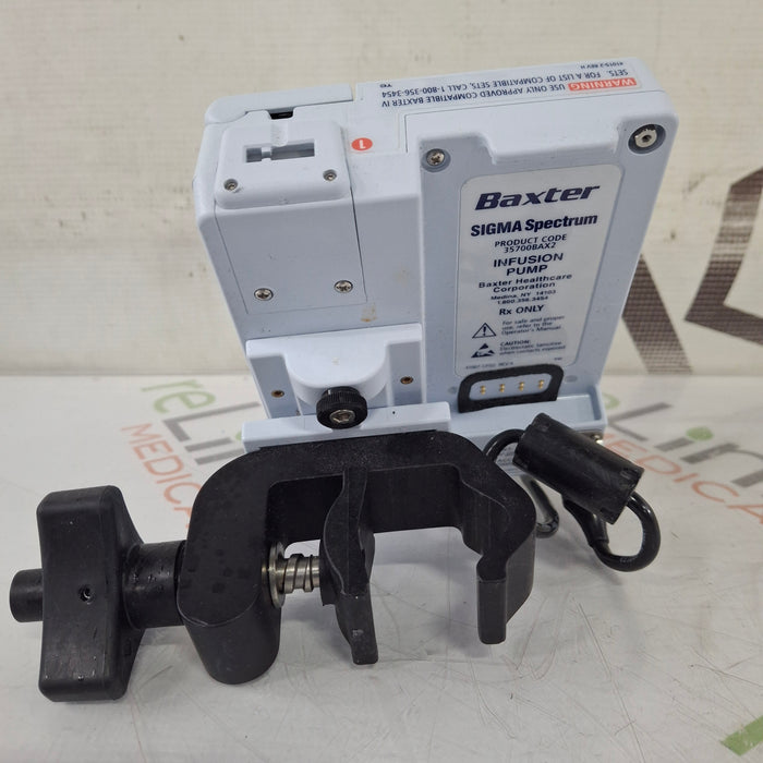 Baxter Baxter Sigma Spectrum 8.00.03 w/o Battery Infusion Pump Infusion Pump reLink Medical