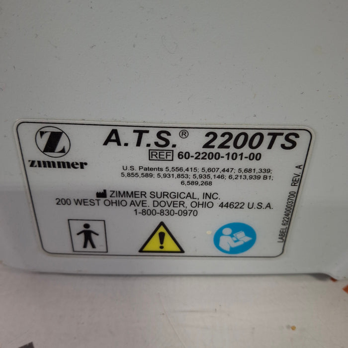 Zimmer Zimmer ATS 2200TS Tourniquet Surgical Equipment reLink Medical