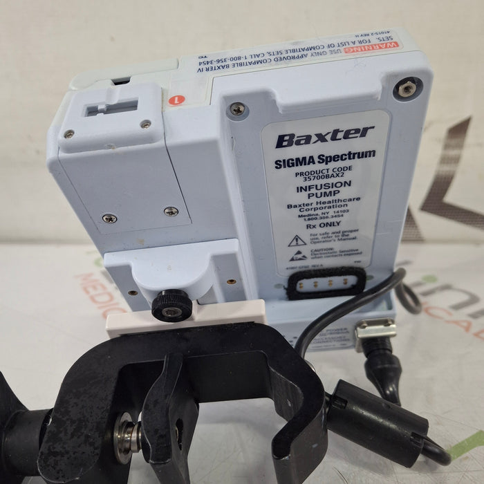 Baxter Sigma Spectrum 8.00.03 w/o Battery Infusion Pump