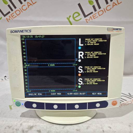 Somanetics Somanetics Invos 5100C Cerebral Oximeter Monitor Patient Monitors reLink Medical