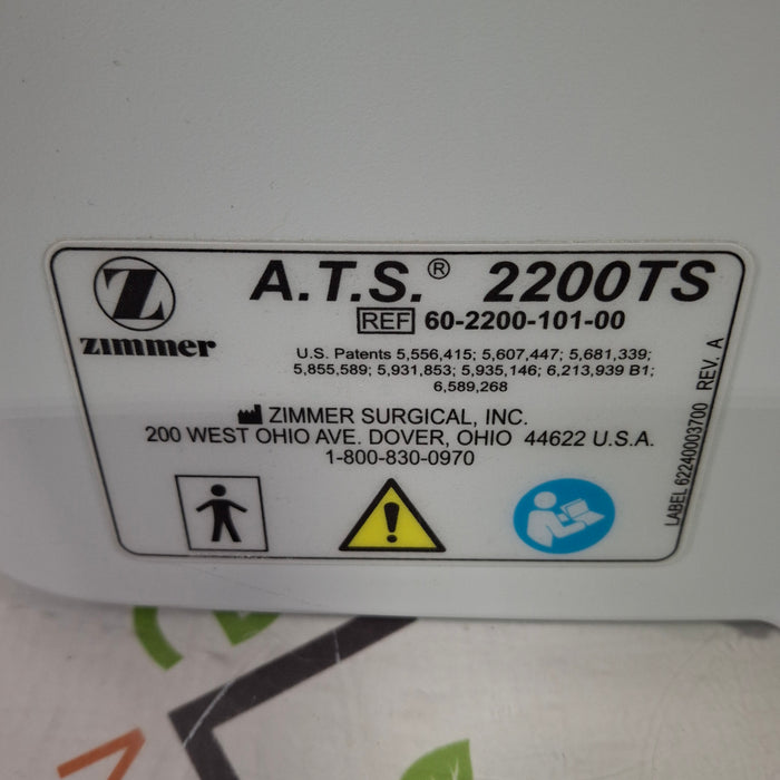 Zimmer Zimmer ATS 2200TS Tourniquet Surgical Equipment reLink Medical