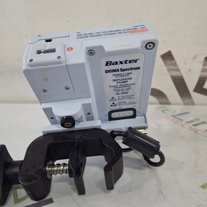 Baxter Baxter Sigma Spectrum 8.00.03 w/o Battery Infusion Pump Infusion Pump reLink Medical