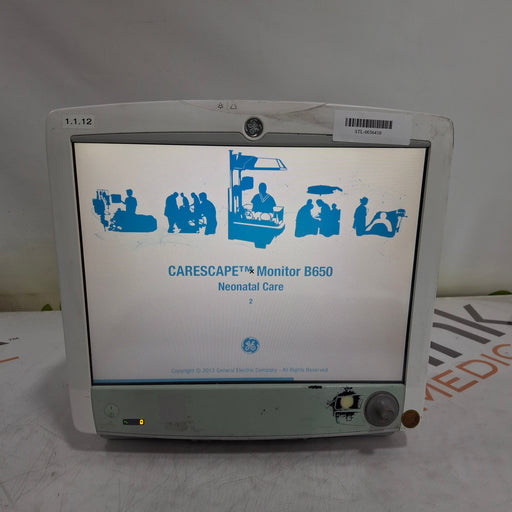 GE Healthcare GE Healthcare Carescape B650 Neonatal Care Patient Monitor Patient Monitors reLink Medical