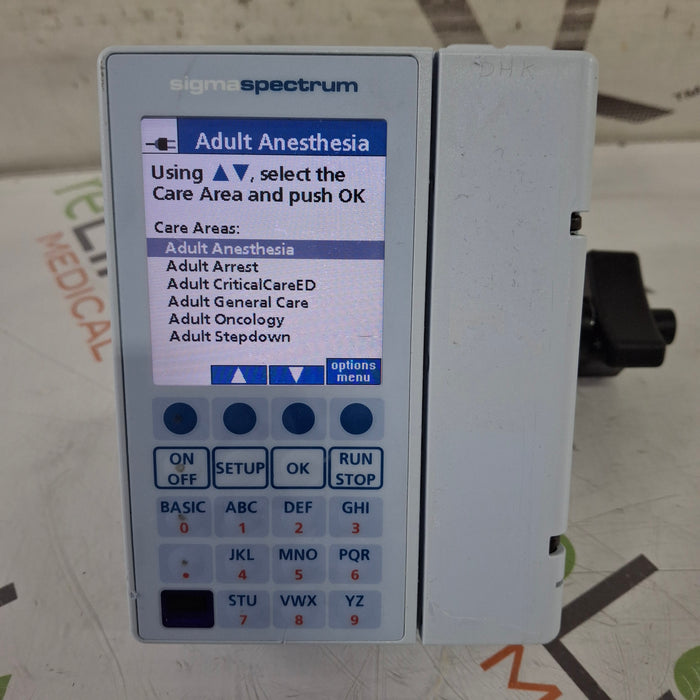 Baxter Sigma Spectrum 8.00.03 w/o Battery Infusion Pump