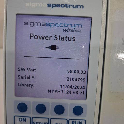 Baxter Baxter Sigma Spectrum 8.00.03 w/o Battery Infusion Pump Infusion Pump reLink Medical