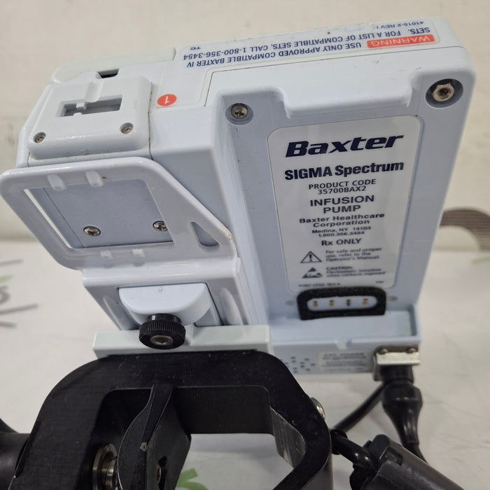 Baxter Sigma Spectrum 8.00.04 w/o Battery Infusion Pump