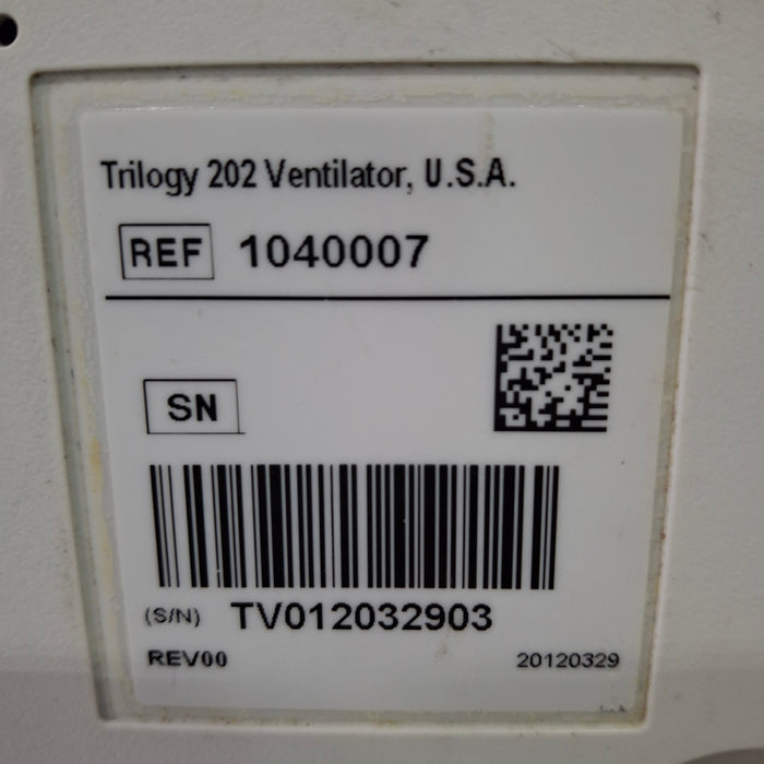 Respironics Trilogy 202 Ventilator