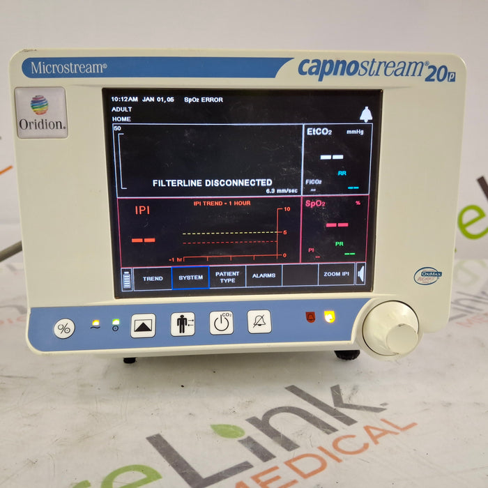 Oridion Capnostream 20P Capnography Monitor