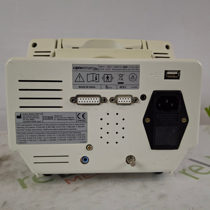 Oridion Capnostream 20P Capnography Monitor