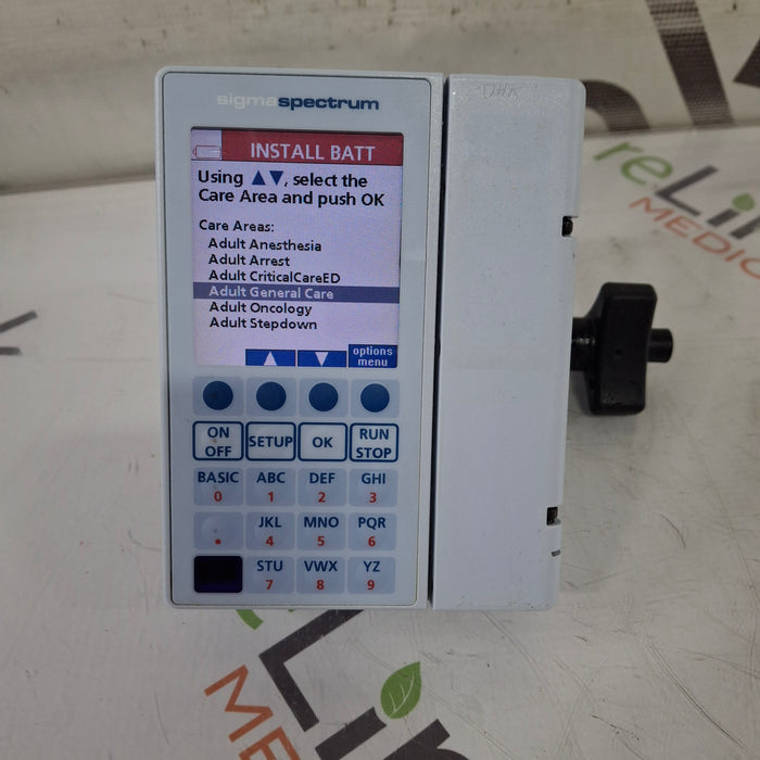 Baxter Baxter Sigma Spectrum 8.00.03 w/o Battery Infusion Pump Infusion Pump reLink Medical