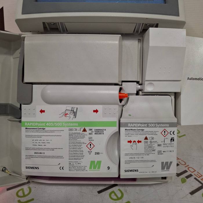 Siemens Siemens Rapidpoint 500 Blood Gas Analyzer Clinical Lab reLink Medical