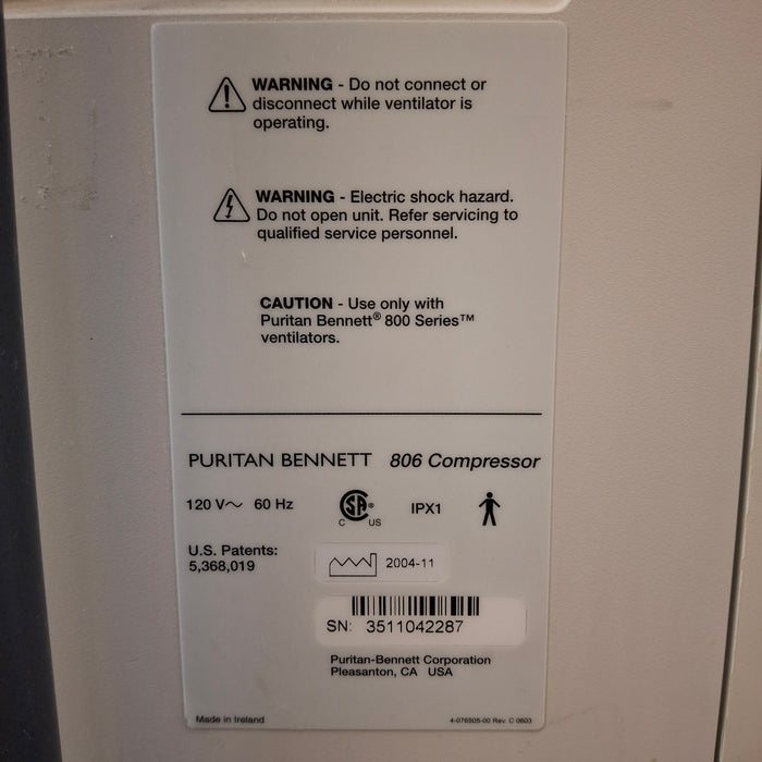Puritan Bennett Puritan Bennett 840 Ventilator Respiratory reLink Medical