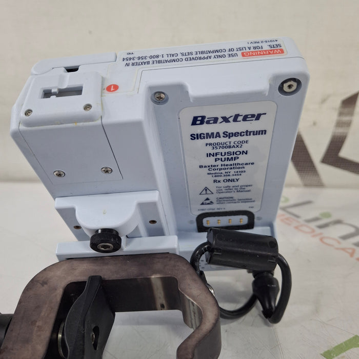 Baxter Baxter Sigma Spectrum 8.00.03 w/o Battery Infusion Pump Infusion Pump reLink Medical