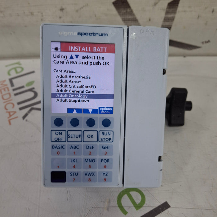 Baxter Baxter Sigma Spectrum 8.00.03 w/o Battery Infusion Pump Infusion Pump reLink Medical