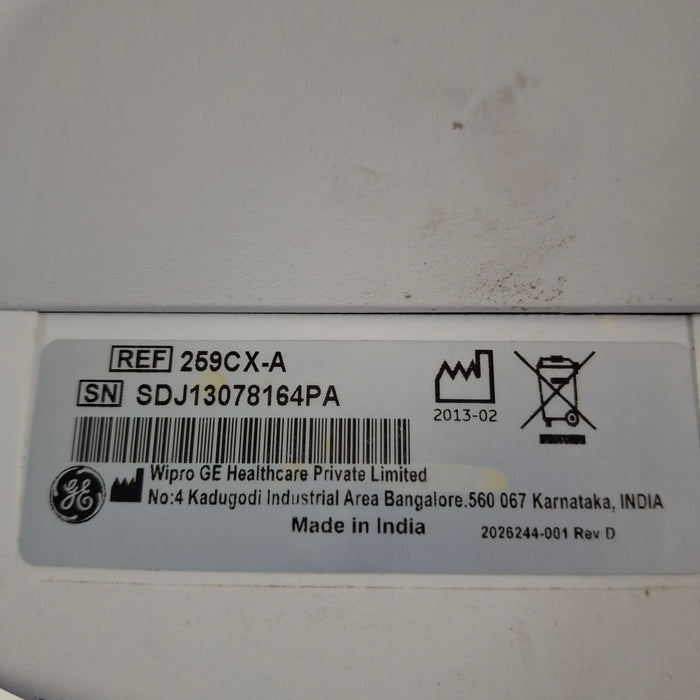 GE Healthcare Corometrics 250cx Series Model 259cx-a Fetal Monitor