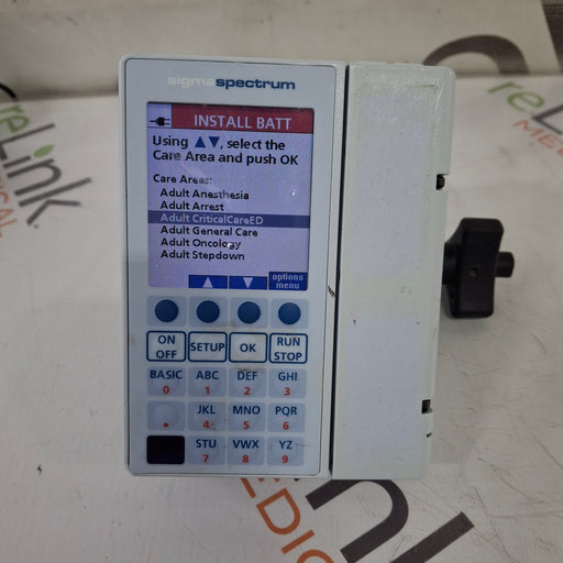 Baxter Baxter Sigma Spectrum 8.01.00 w/o Battery Infusion Pump Infusion Pump reLink Medical