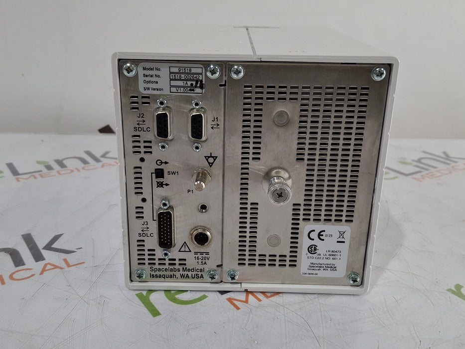 Spacelabs Healthcare Ultraview SL 91518 Multigas Analyzer