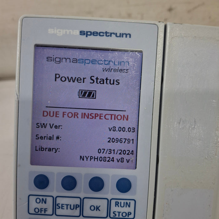 Baxter Baxter Sigma Spectrum 8.00.03 w/o Battery Infusion Pump Infusion Pump reLink Medical