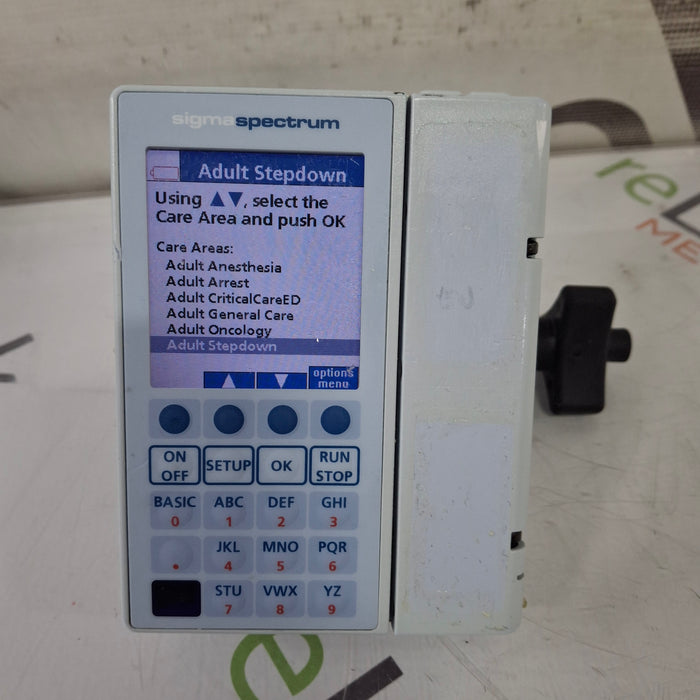 Baxter Baxter Sigma Spectrum 8.00.03 w/o Battery Infusion Pump Infusion Pump reLink Medical