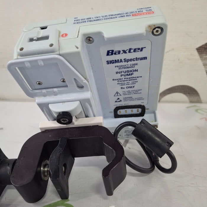 Baxter Baxter Sigma Spectrum 8.00.03 w/o Battery Infusion Pump Infusion Pump reLink Medical