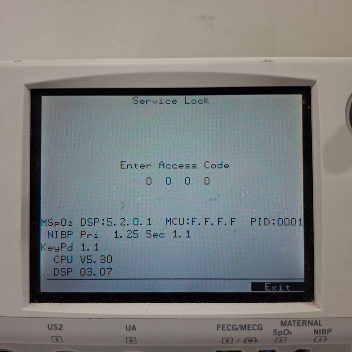 GE Healthcare Corometrics 250cx Series Model 259cx-a Fetal Monitor