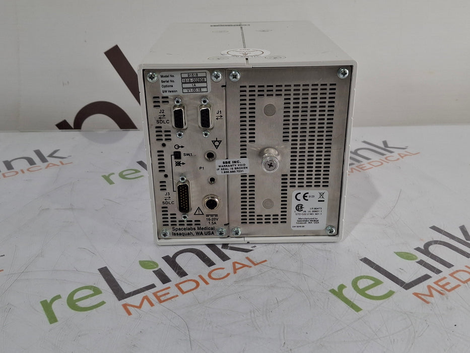 Spacelabs Healthcare Ultraview SL 91518 Multigas Analyzer
