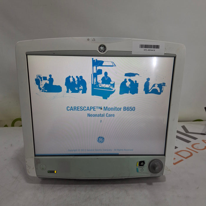 GE Healthcare GE Healthcare Carescape B650 Neonatal Care Patient Monitor Patient Monitors reLink Medical