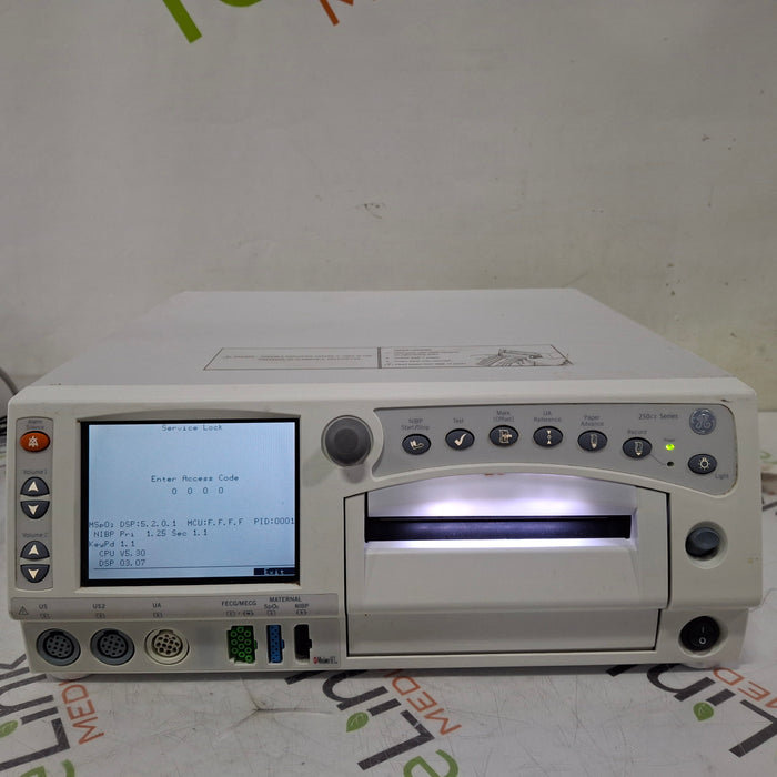 GE Healthcare Corometrics 250cx Series Model 259cx-a Fetal Monitor