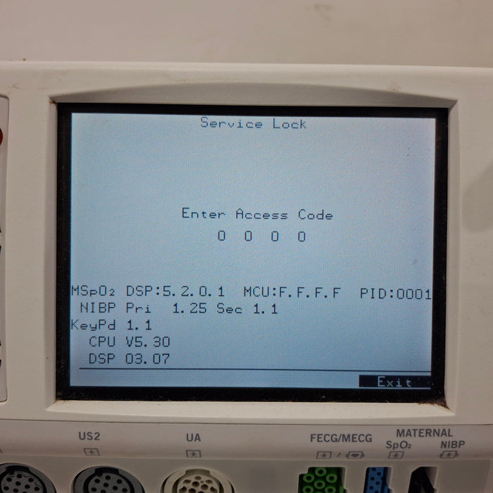 GE Healthcare Corometrics 250cx Series Model 259cx-a Fetal Monitor