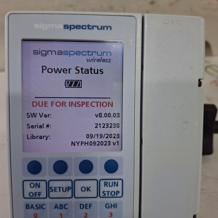 Baxter Baxter Sigma Spectrum 8.00.03 w/o Battery Infusion Pump Infusion Pump reLink Medical