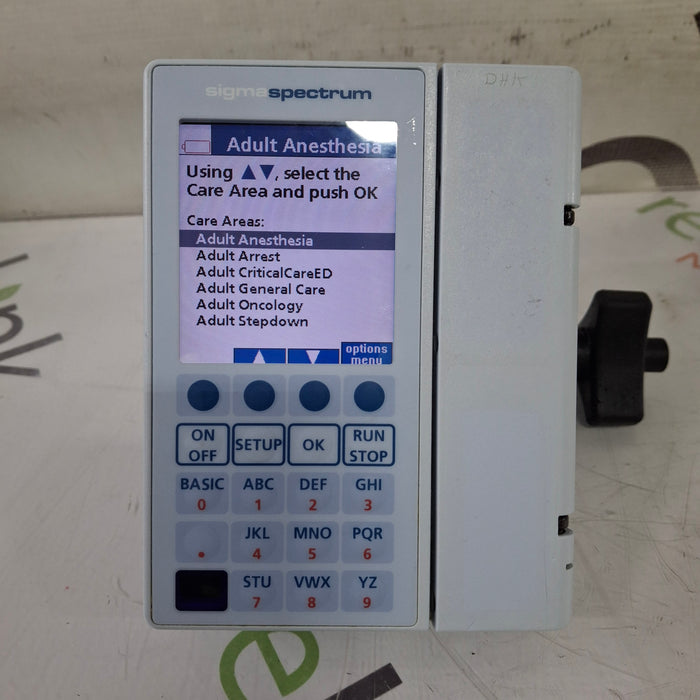 Baxter Baxter Sigma Spectrum 8.00.03 w/o Battery Infusion Pump Infusion Pump reLink Medical