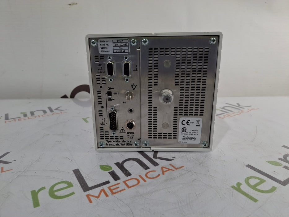 Spacelabs Healthcare Spacelabs Healthcare Ultraview SL 91518 Multigas Analyzer Patient Monitors reLink Online