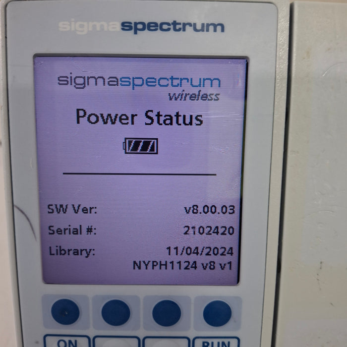 Baxter Baxter Sigma Spectrum 8.00.03 w/o Battery Infusion Pump Infusion Pump reLink Medical
